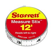 Starrett Measure Stix 1/2" X 12Ft SM412W